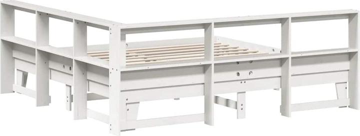 Produktbild vidaXL Bett mit Regal (200 x 200 cm)