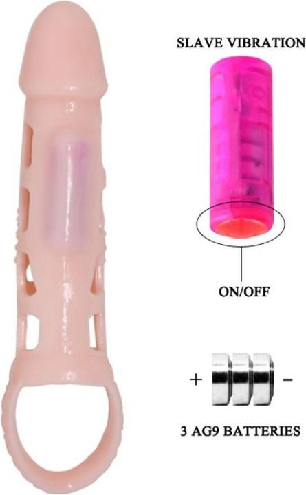 Actual product image Baile Pretty Love - Harrison Extension Sleeve With Vibration 13.5 cm