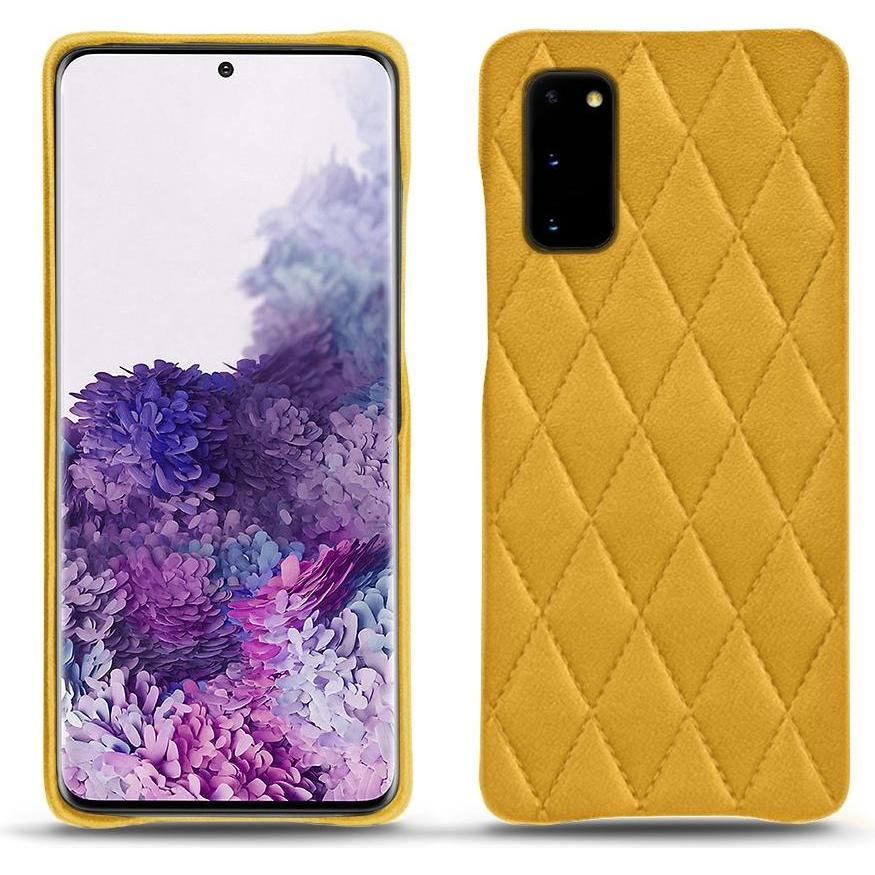 Noreve Lederschutzhülle (Samsung Galaxy S20), Smartphone Hülle, Orange