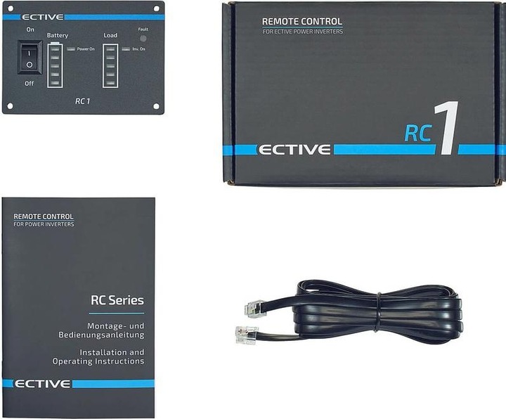 Produktbild Ective RC1 Fernbedienung mit Ladestandsanzeige für Wechselrichter