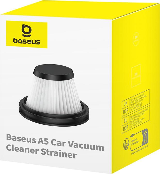 Actual product image Baseus Filter for the A5 vacuum cleaner with a power of 16000 Pa - black