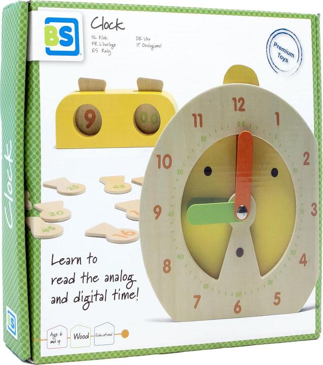 Immagine prodotto BS Orologio di apprendimento digitale analogico (Tedesco, Francese, Italiano, Inglese)