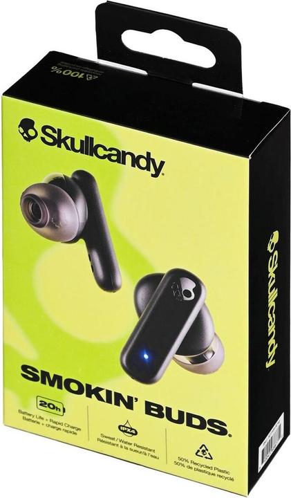 Image du produit Skullcandy Smokin Buds (Pas de réduction du bruit, 20 h, Sans fil)
