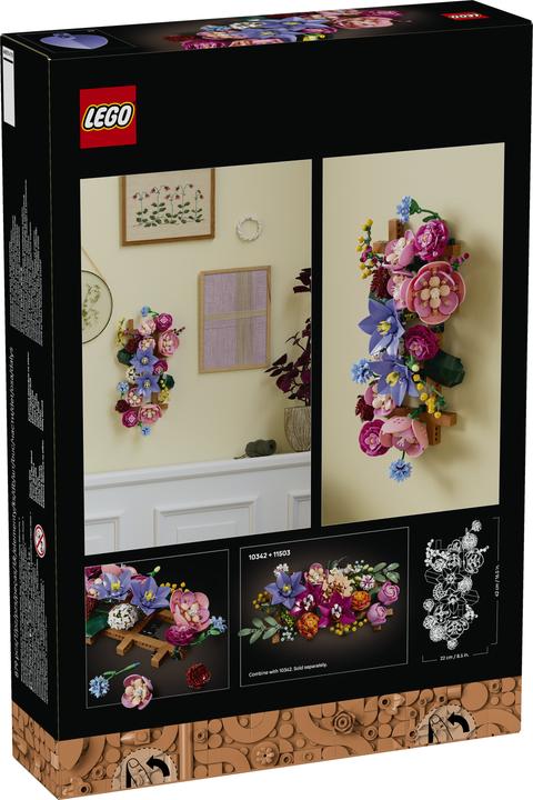 Actual product image LEGO Blumen an der Wand (LEGO Botanicals)
