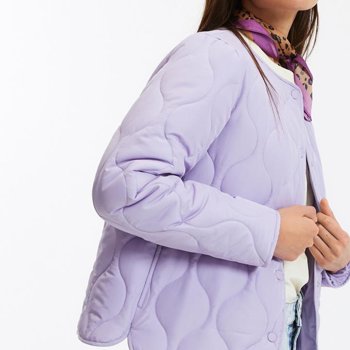 Actual product image La Redoute Collections Light-Steppjacke mit Druckknöpfen (38)