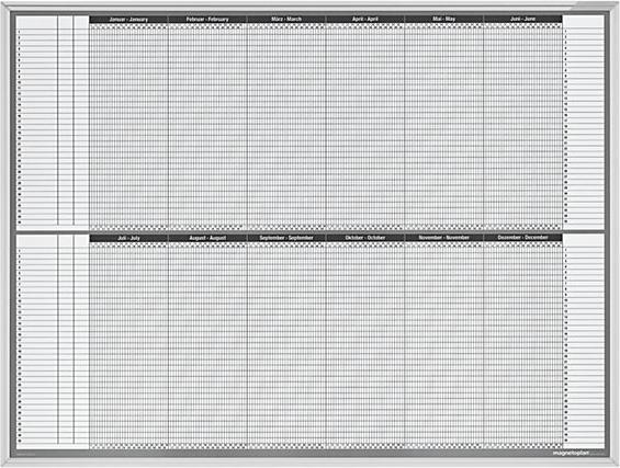 Produktbild Magnetoplan Personal- und Projektplaner (121.5 x 91.5 cm)