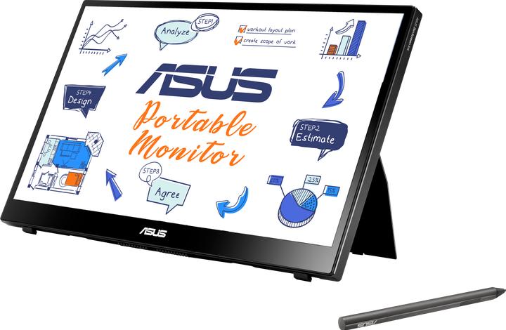 Actual product image ASUS ZenScreen Ink MB14AHD (1920 x 1080 pixels, 14")