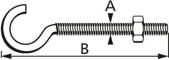 Actual product image Suki Screw hook (4 Screws per piece)