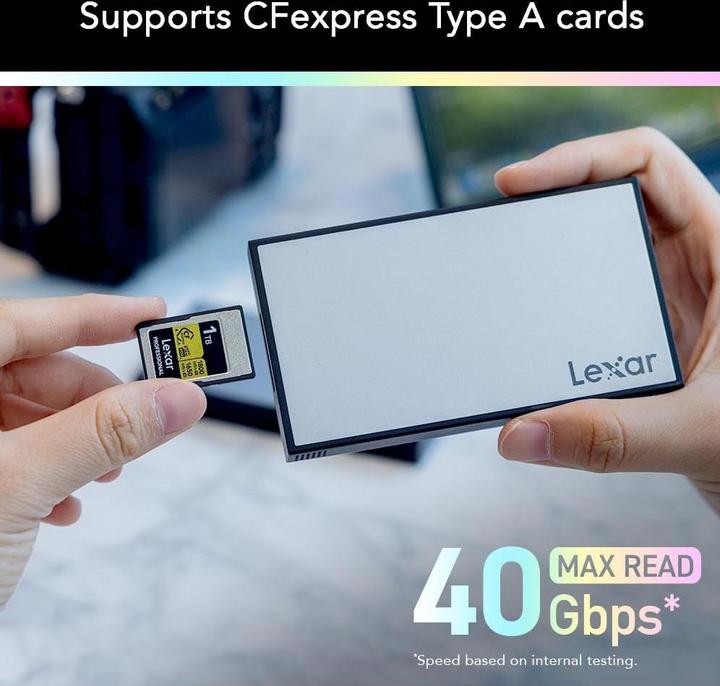 Actual product image Lexar Professional Workflow CFexpress 4.0 Type A Card Reader (USB 4, USB-C)