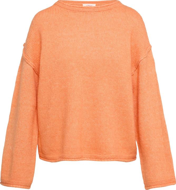 Produktbild S.Oliver Strickpullover Strickpullover mit weiten Ärmeln im Relaxed Fit (34)