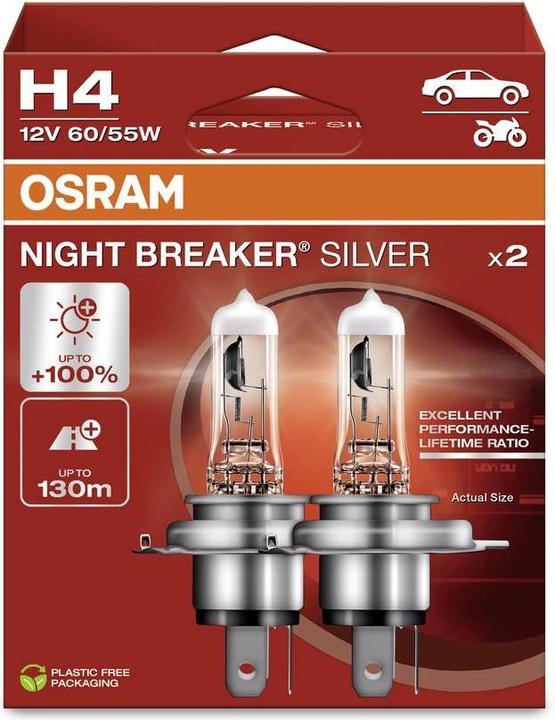 Produktbild Osram Night Breaker Silver (H4)
