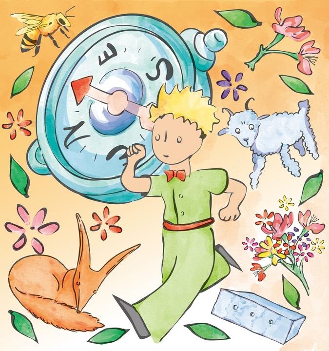 Actual product image Avenir Wassermalfarben-Buch Kleiner Prinz