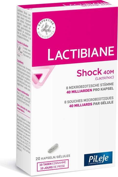 Immagine prodotto Lactibiane Shock 40M (20 Pezzo/i, Pillole, 9 g)