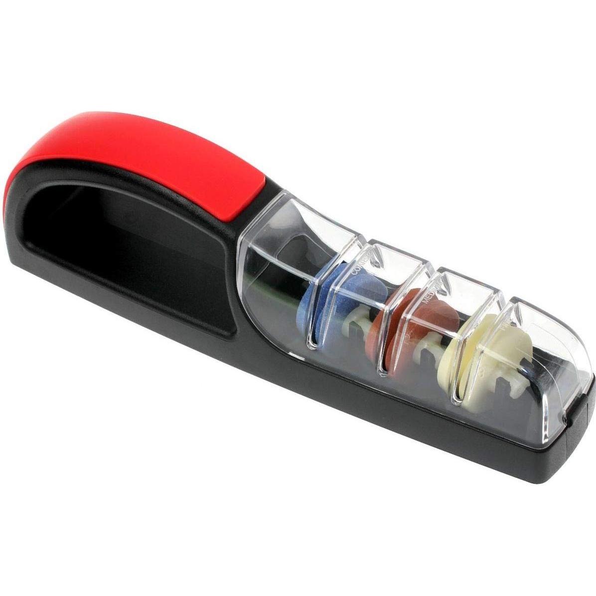 Thumbnail - Mino Sharp Universalschleifer 550-BR Plus 3, Messerschärfer, Rot, Schwarz