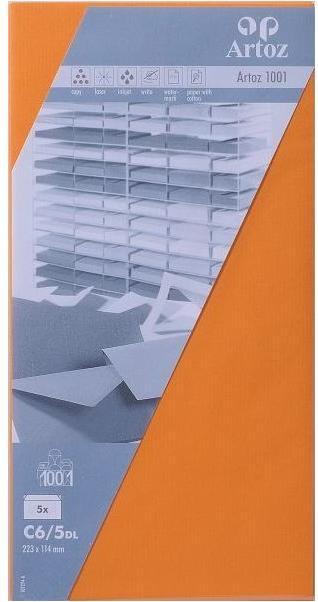 Produktbild Artoz 1001 Kuverts orange (C6/5, 5x)