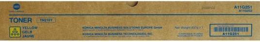 Actual product image Konica Minolta TN-216Y - Yellow - Original - Toner cartridge - for bizhub C220, C280 (Y)