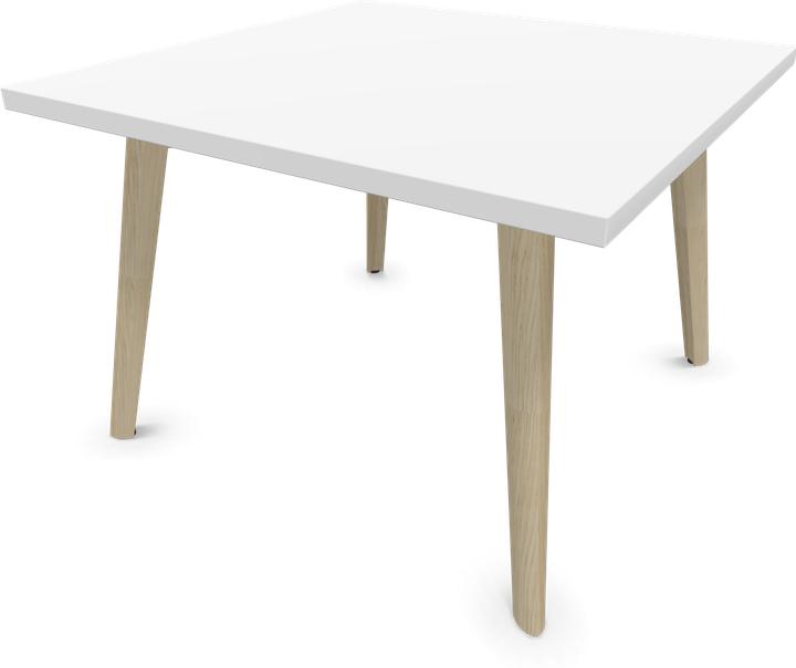 Blanc, Frêne naturel teinté gris clair