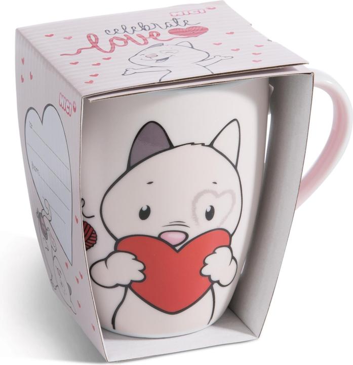 Immagine prodotto NICI Tazza gatto Celebrate Love 310ml bianco (310 ml, 1 x)