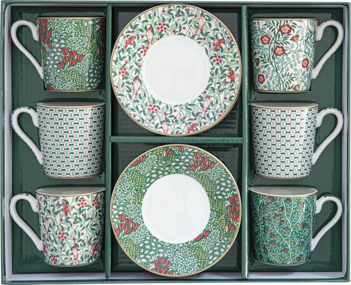 Image du produit Easy Life Coffee Mania Tasse à café avec soucoupe. 6 pièces (100 ml, 6x)