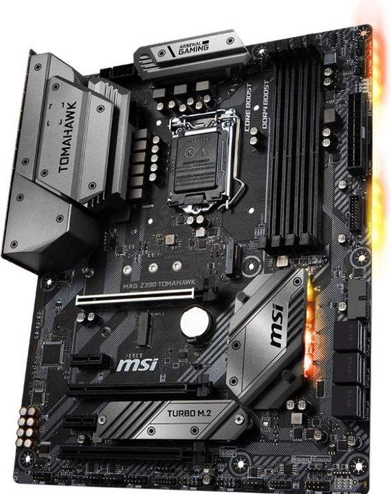 Image du produit MSI MAG Z390 Tomahawk (LGA 1151, Intel Z390, ATX)