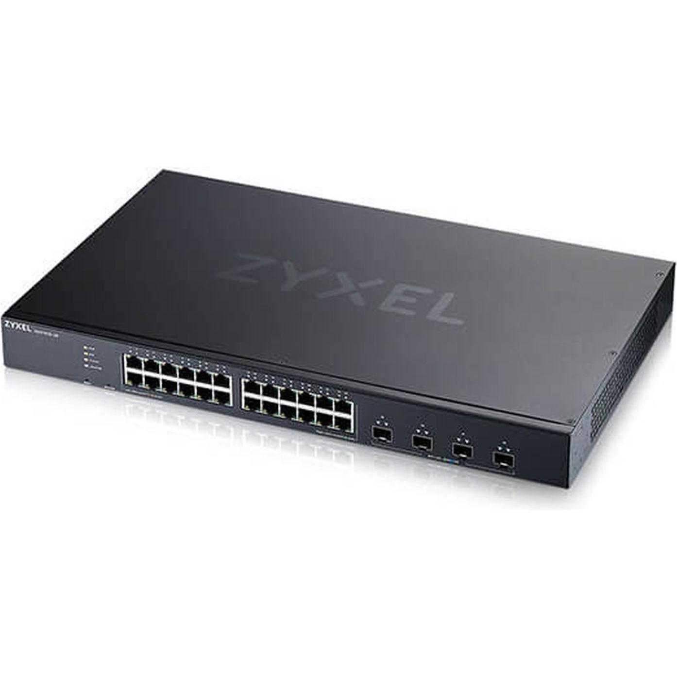 Zyxel XGS1935-28 Switch Intelligente Gestito A 28 Porte 24X Gbe RJ45 (28 Porte), Switch Di Rete, Nero