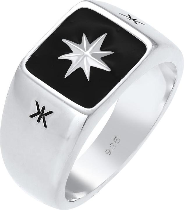 Immagine prodotto Kuzzoi Anello con sigillo, stelle (64, 925 Argento)