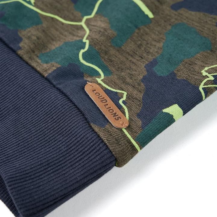 Immagine prodotto vidaXL Felpa da bambino cachi scuro melange 92,Materiale: 80 (92)