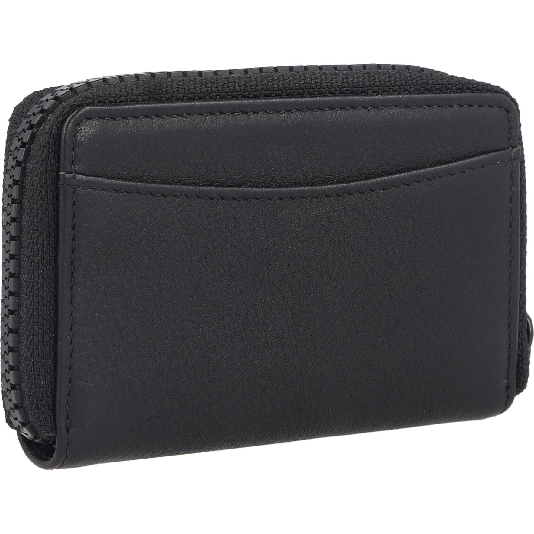 Thumbnail - Braun Büffel, Herren, Portemonnaie, Capri Geldbörse RFID Schutz Leder 11 cm, Schwarz