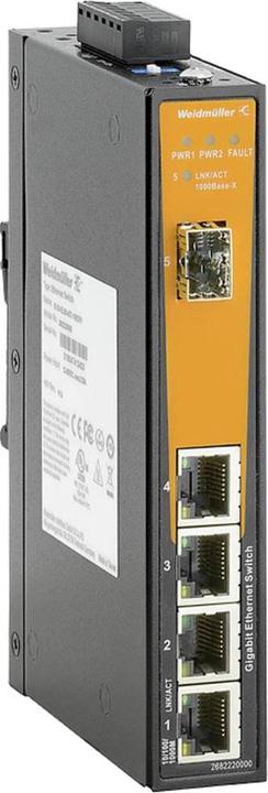 Weidmüller IE-SW-EL05-4GT-1GESF (5 ports)
