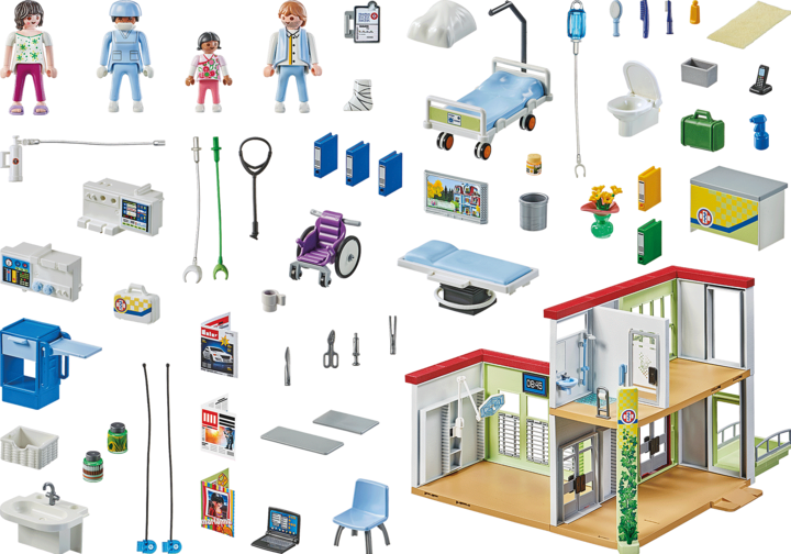 Produktbild Playmobil Modernes Krankenhaus (71615, Playmobil Action Heroes)