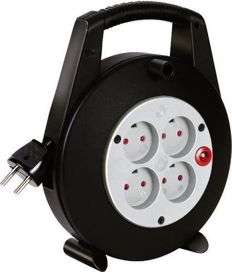 Actual product image Brennenstuhl Cable reel Vario Line IP20 PVC 20m 4x DK type K socket outlet (20 m, 1 mm²)