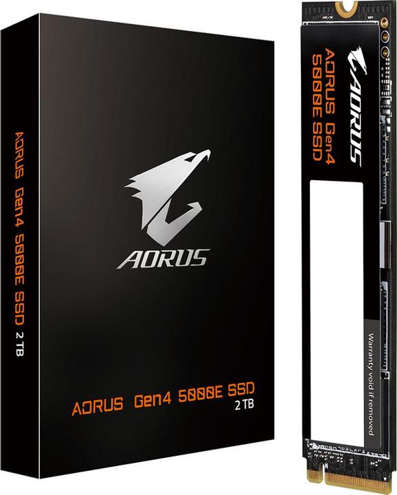 Immagine prodotto Gigabyte SSD 2TB AORUS GEN4 5000E M.2 PCI-E NVMe (2000 GB, M.2 2280)
