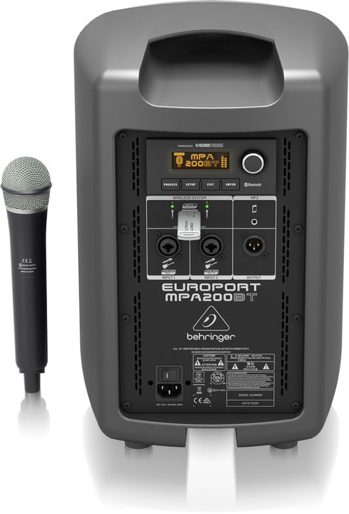 Productafbeelding Behringer Europort MPA200BT (Actief, 1x 200 W)
