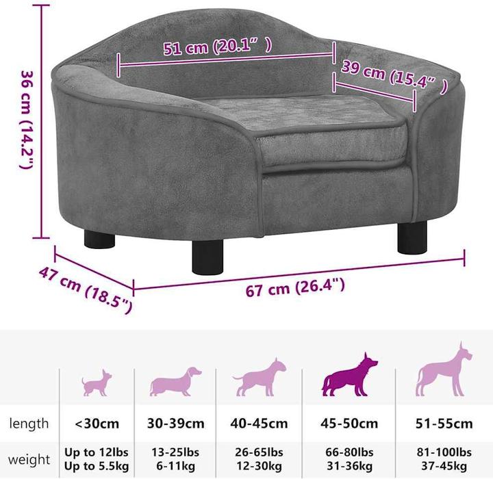 Immagine prodotto vidaXL Hundesofa (Cane)