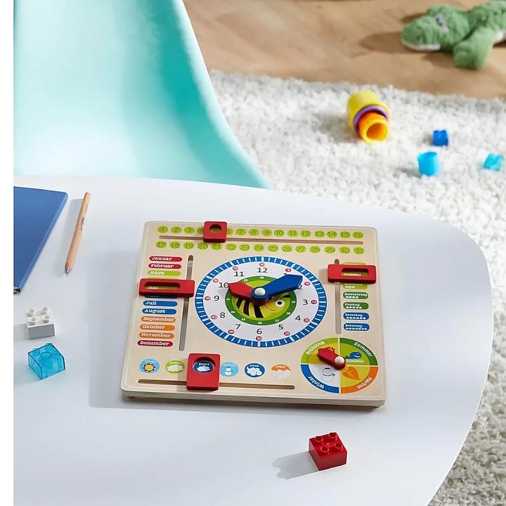 Produktbild small foot Lerntafel Datum, Uhr- Jahreszeiten (Deutsch)