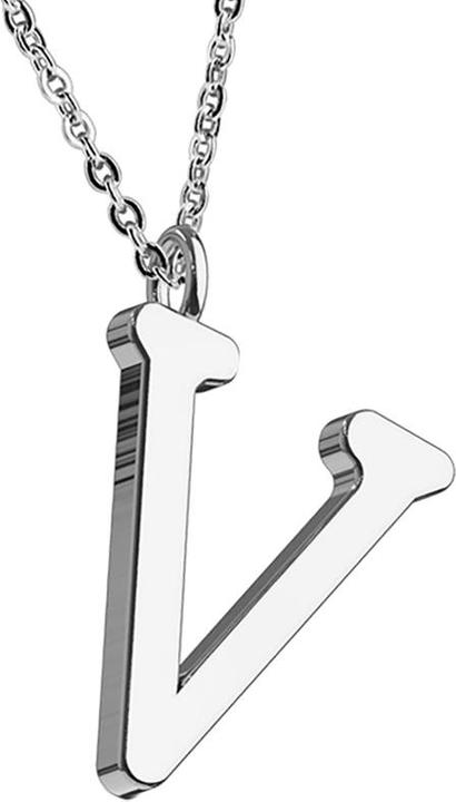 Immagine prodotto Star Piercing Catena d'argento con ciondolo lettera V (senza ottone, Acciaio chirurgico 316L)