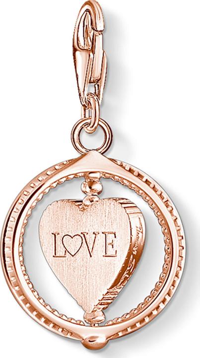Thomas Sabo Charm-Anhänger Herz Pavé Roségold (925er Silber)