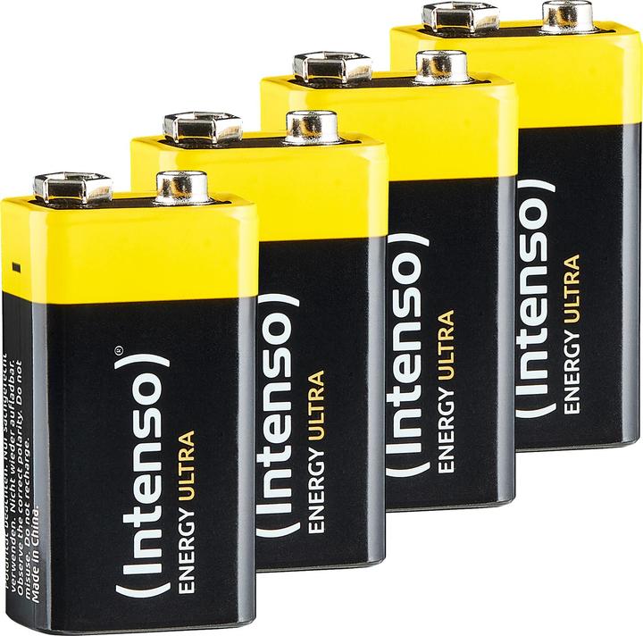 Actual product image Intenso Batterie Alkaline, E-Block, LR61, 9V (4 pcs., AAAA, E Block, 560 mAh)