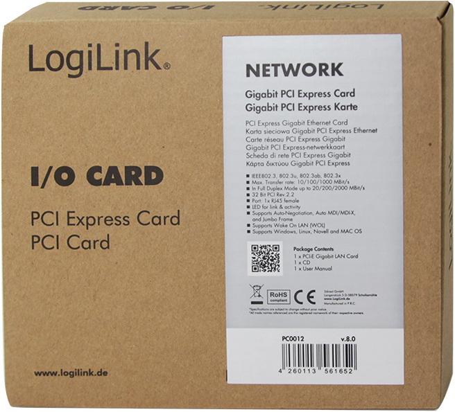 Actual product image LogiLink PC0012 (PCI)