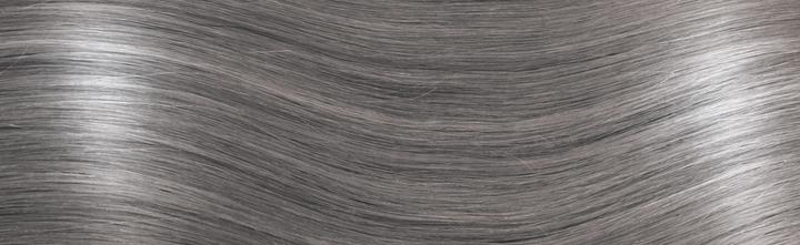 Actual product image She Extensions SHE Bonding-System Hair Extensions Straight - 61 Grau-Silber 55/60cm (61 Grey-silver, 60 cm)