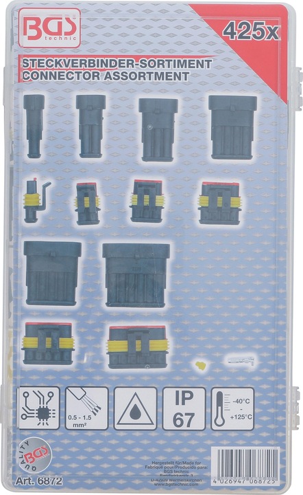 Immagine prodotto BGS Assortimento di connettori | 425 pezzi.