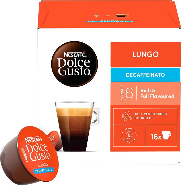 Produktbild Nescafé Dolce Gusto Lungo Decaf (16 x Port.)