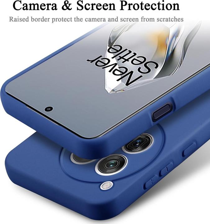 Actual product image Cadorabo Case for OnePlus 12 TPU in liquid protection silicone design (OnePlus 12)