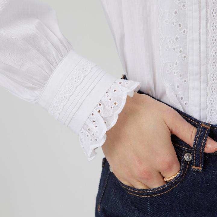 Actual product image La Redoute Collections Victorian Style Blouse Signature (34)