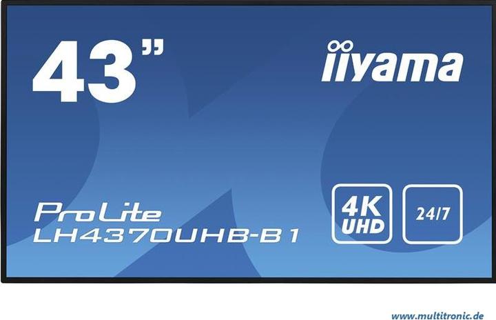 Produktbild iiyama LH4370UHB-B1 (3840 x 2160 Pixel, 42.50")