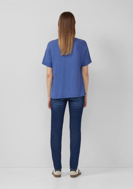 Produktbild S.Oliver T-Shirt Gewaschenes T-Shirt mit Ziernähten im Relaxed Fit (42)