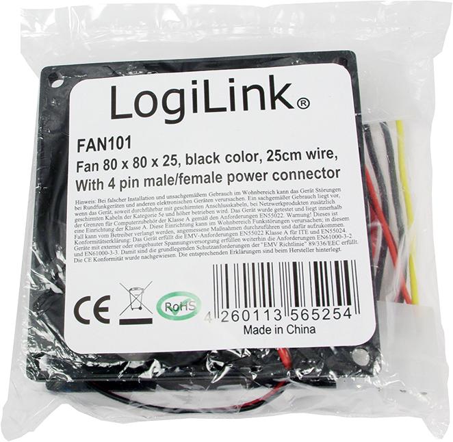 Immagine prodotto LogiLink Ventilatore101 (80 mm, 1x)