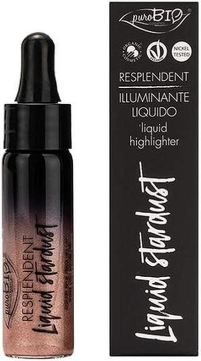 Puro Bio Purobio Resplendent Illuminant Liquid Stardust Highlighter No. 02 Rose Gold (Rose Gold, Highlighter)
