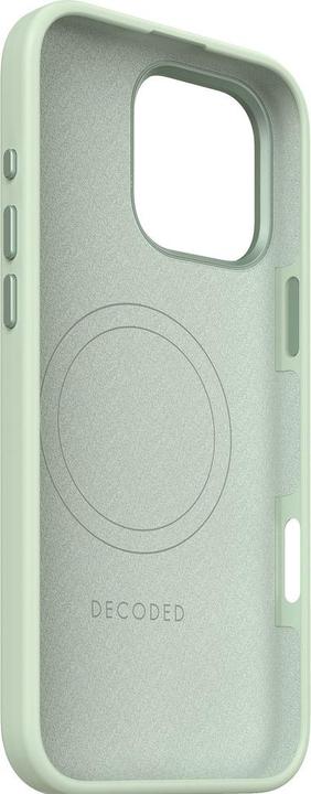 Produktbild Decoded AntiMicrobial Silicone Stacks Backcover Case with MagSafe for iPhone 16 Pro Max - Green (Apple iPhone 16 Pro Max)