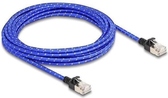 Actual product image Delock RJ45 network cable with braided sheath Cat.6A U/FTP Sl (U/FTP, CAT6a, 5 m)